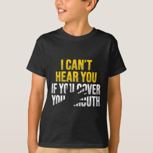 Reading Asl Hand Gesture Deaf Hearing Loss Awarene T-Shirt