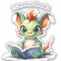  *~* Reading Baby Dragon  - I DEVOUR AP88 BOOKS