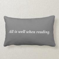 Reading back cushion, book lovers, readers