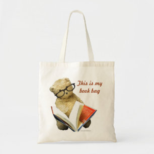 Reading Bear - book bag