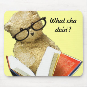 Reading Bear - mousepad