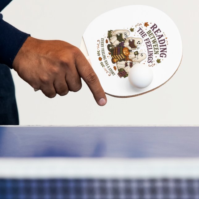 Reading Between The Feelings Ghost Readers  Ping Pong Paddle (Insitu)