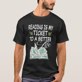 Reading Book Literature Library Books Readers Are T-Shirt