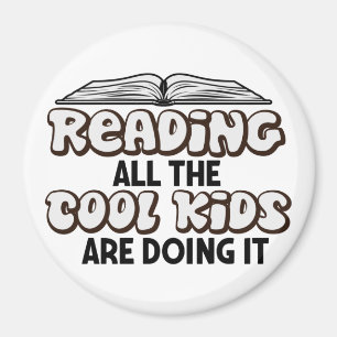 Reading Book Lover Magnet