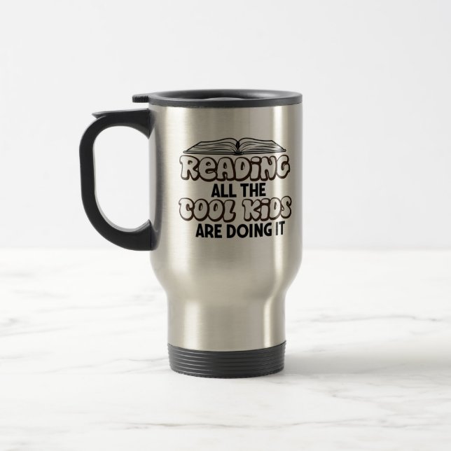 Reading Book Lover Mug (Left)