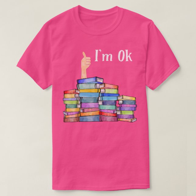 Reading Book Lovers I'm Ok National Book Lovers Da T-Shirt (Design Front)