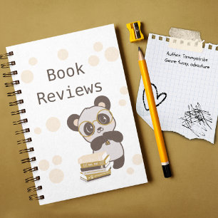 Reading Book Review Notebook