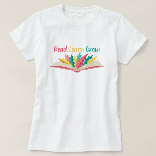 Reading Book T-Shirt (Design Front)