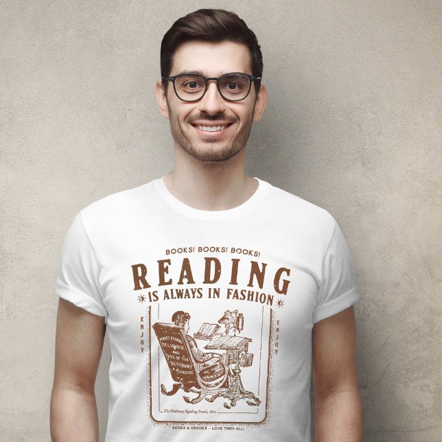 Reading Books Always in Fashion T-Shirt (Creator Uploaded)