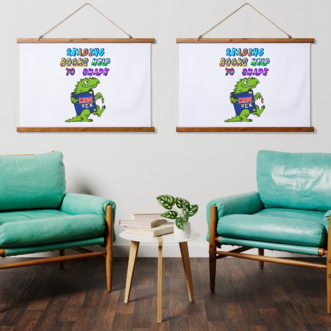 Reading Books Help To Shape Minds Hanging Tapestry (Living Room)