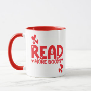 Reading Books Love Mug