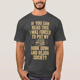 Reading books t s funny read books lover reading  T-Shirt