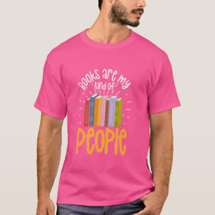 Reading Bookshelf Book Club Nerdy Bookworm Read Bo T-Shirt