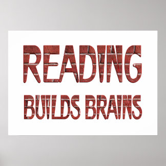 Reading Builds Brains Poster