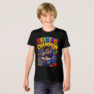 Reading Champion Kids School Hero Shirt