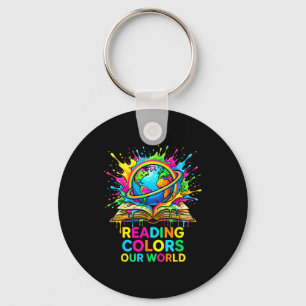 Reading colours our world space astronaut key ring