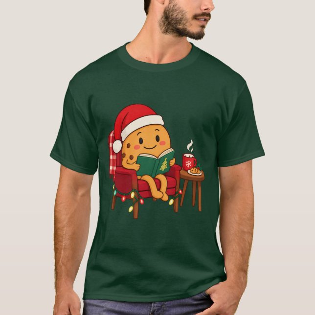  Reading Cookie  T-Shirt (Front)