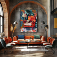 Reading Corner: Fauvist Art with Red Silicon.