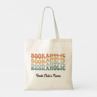 Reading Custom Reader Book Club Text Gift Tote Bag