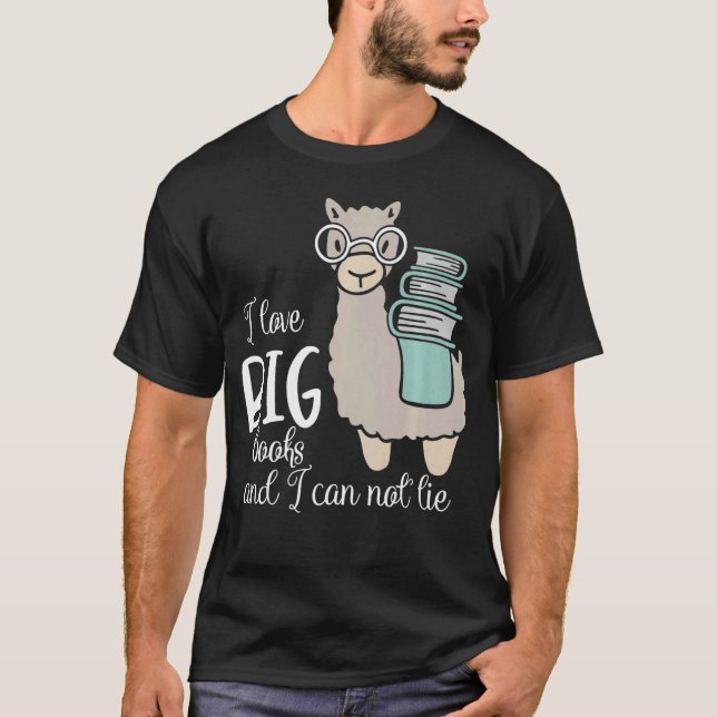 Reading Decor for Llama Premium T-Shirt (Front)