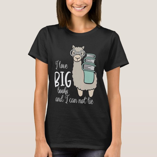 Reading Decor for Llama T-Shirt (Front)