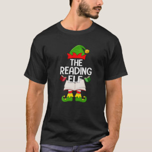 Reading Elf Xmas Family Matching Elf Squad Christm T-Shirt
