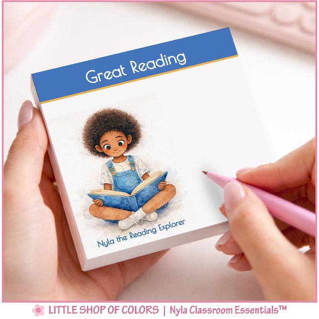 Reading Encouragement Book Lover Teacher Post-it Notes (Creator Uploaded)