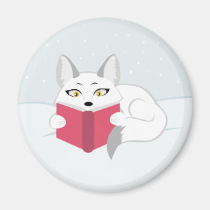 Reading Fox Magnet