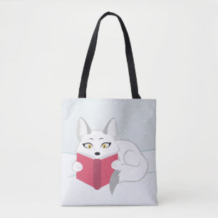 Reading Fox Tote Bag