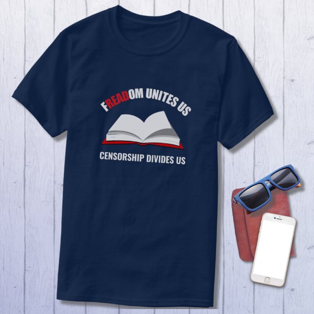 Reading Freedom Red White Blue T-Shirt (Creator Uploaded)