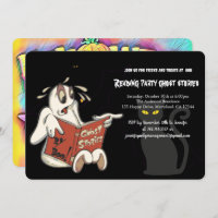 Reading ghost stories party,Halloween
