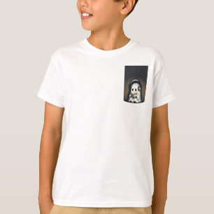 Reading Ghost With Headphones Kids T-Shirt