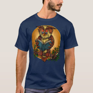 Reading Gift for Book Lovers Night Owl Teacher Lib T-Shirt