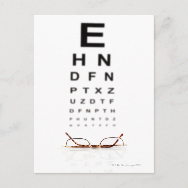 Reading Glasses Postcard (Front)