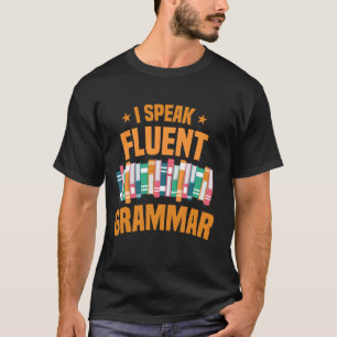 Reading Grammar Police English Teacher Reader T-Shirt