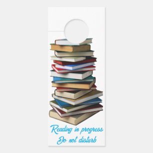 Reading in progress door hanger
