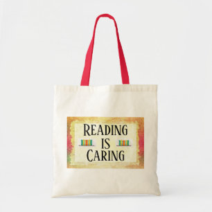 Reading is Caring Tote Bag