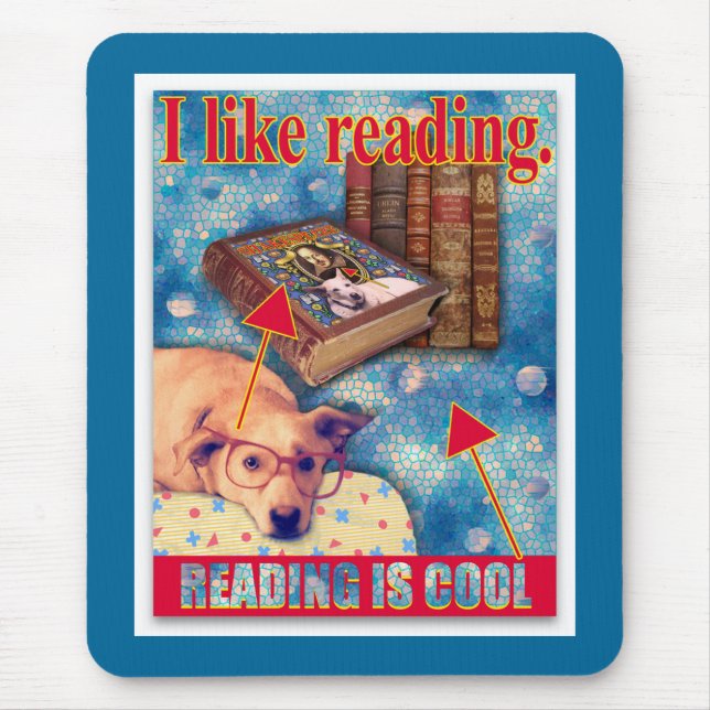 READING IS COOL MOUSE PAD (Front)