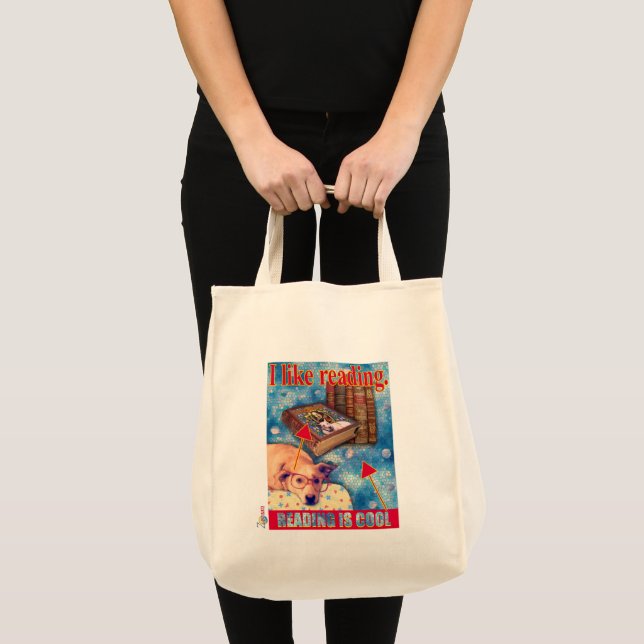 READING IS COOL TOTE BAG (Front (Product))