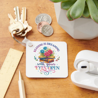 Reading Is Dreaming.... Key Ring