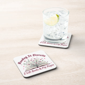 Reading Is Exercise.... Coaster