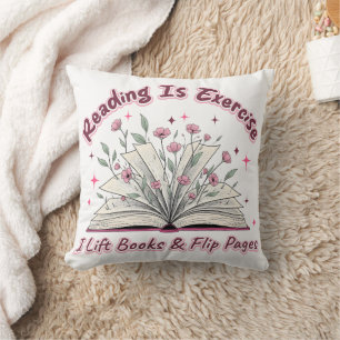 Reading Is Exercise.... Cushion