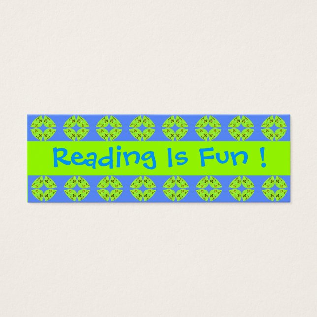 Reading Is Fun Bookmarks (Front)