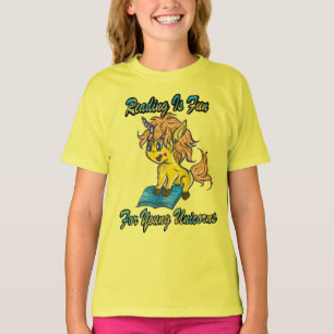 Reading Is Fun For Young Unicorns T-Shirt