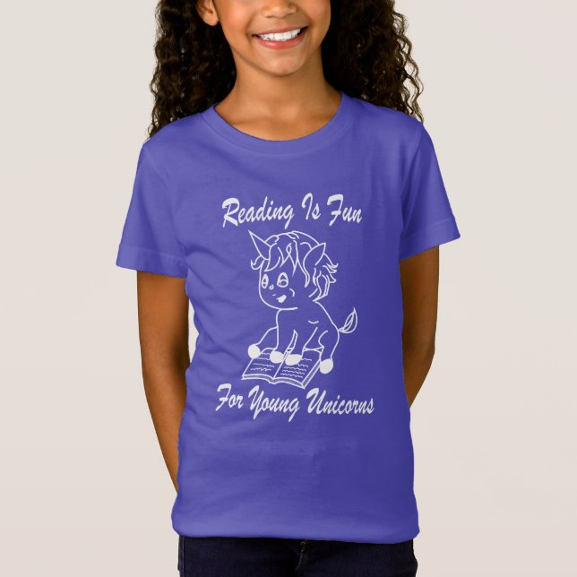 Reading Is Fun For Young Unicorns Tee - WL (Front)
