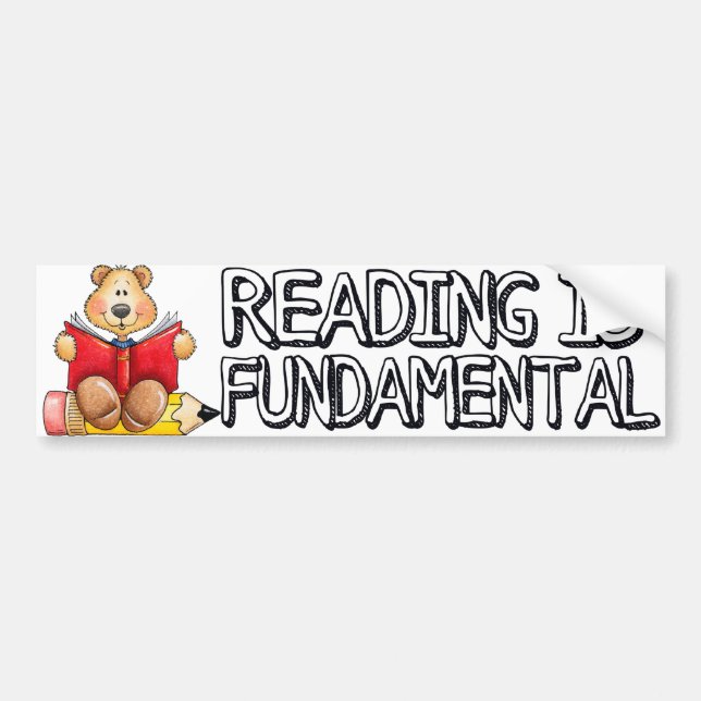 Reading is Fundamental Bumper Sticker (Front)