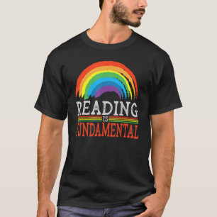 Reading Is Fundamental Geeky Bookworm Poetry Litre T-Shirt