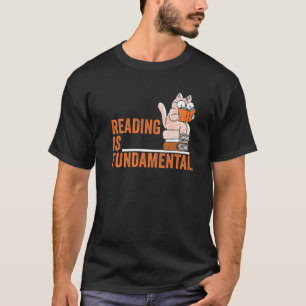 Reading Is Fundamental Geeky Bookworm Poetry Litre T-Shirt