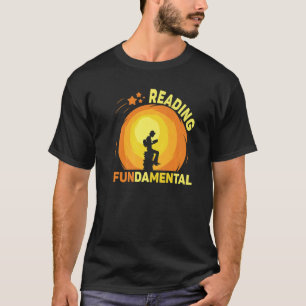 Reading Is Fundamental Geeky Bookworm Poetry Litre T-Shirt