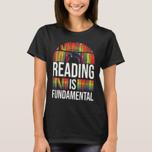 Reading is Fundamental Poetry Bookworm And Book Re T-Shirt